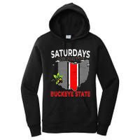 Vintage Saturdays Are For The Buckeye State Grunge Women's Pullover Hoodie