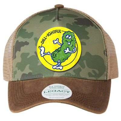 Vintage Scratch And Sniff Sticker Dill Pickle, DillLightful Legacy Tie Dye Trucker Hat