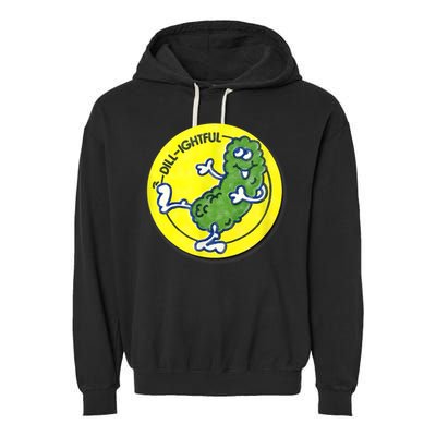 Vintage Scratch And Sniff Sticker Dill Pickle, DillLightful Garment-Dyed Fleece Hoodie