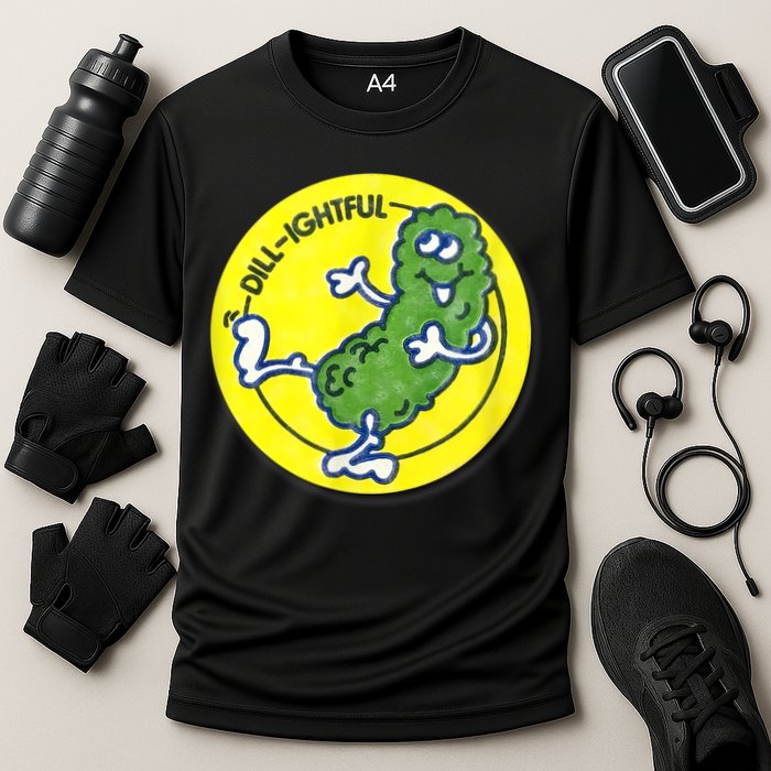 Vintage Scratch And Sniff Sticker Dill Pickle, DillLightful Performance Shirt