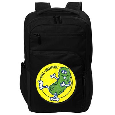Vintage Scratch And Sniff Sticker Dill Pickle, DillLightful Impact Tech Backpack