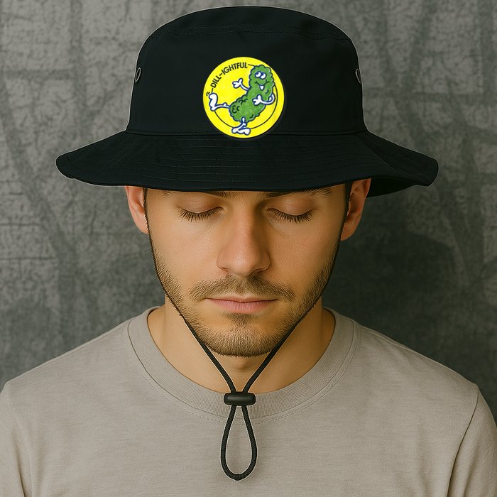 Vintage Scratch And Sniff Sticker Dill Pickle, DillLightful Bucket Hat