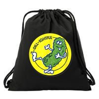Vintage Scratch And Sniff Sticker Dill Pickle, DillLightful Drawstring Bag