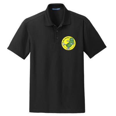 Vintage Scratch And Sniff Sticker Dill Pickle, DillLightful Dry Zone Grid Polo
