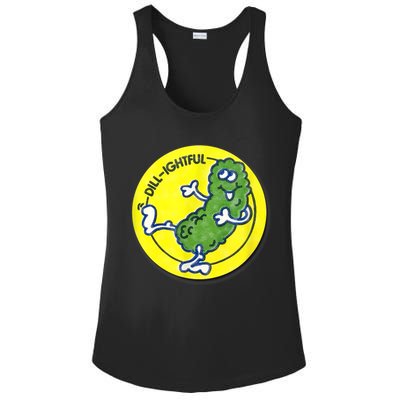 Vintage Scratch And Sniff Sticker Dill Pickle, DillLightful Ladies PosiCharge Competitor Racerback Tank