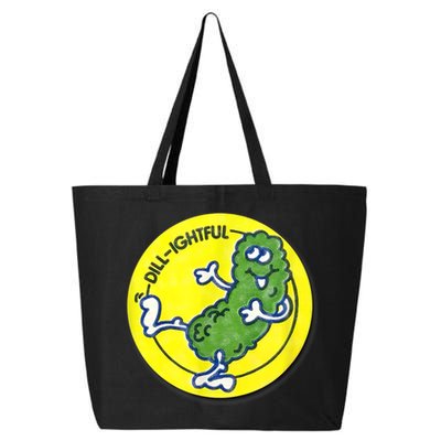 Vintage Scratch And Sniff Sticker Dill Pickle, DillLightful 25L Jumbo Tote