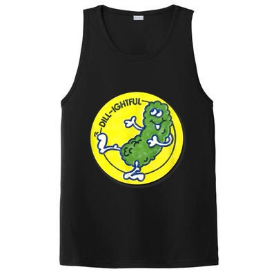 Vintage Scratch And Sniff Sticker Dill Pickle, DillLightful PosiCharge Competitor Tank