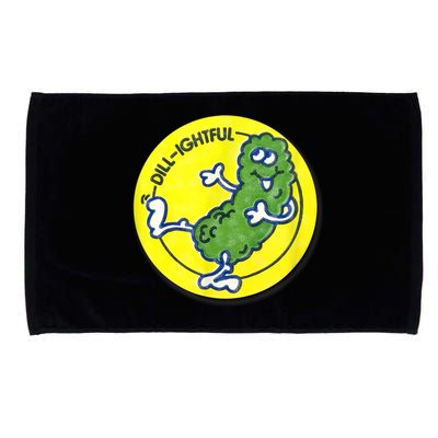 Vintage Scratch And Sniff Sticker Dill Pickle, DillLightful Microfiber Hand Towel