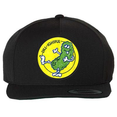 Vintage Scratch And Sniff Sticker Dill Pickle, DillLightful Wool Snapback Cap