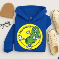 Vintage Scratch And Sniff Sticker Dill Pickle, DillLightful Hoodie