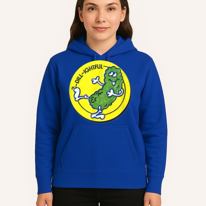 Vintage Scratch And Sniff Sticker Dill Pickle, DillLightful Hoodie