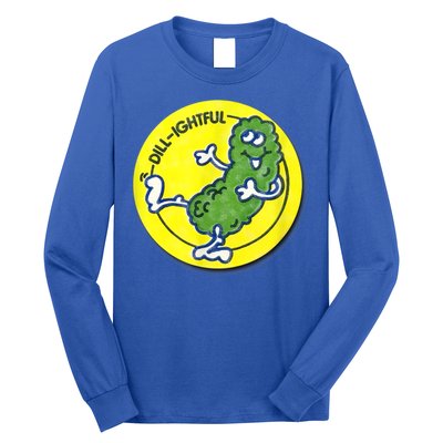 Vintage Scratch And Sniff Sticker Dill Pickle, DillLightful Long Sleeve Shirt
