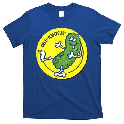 Vintage Scratch And Sniff Sticker Dill Pickle, DillLightful T-Shirt