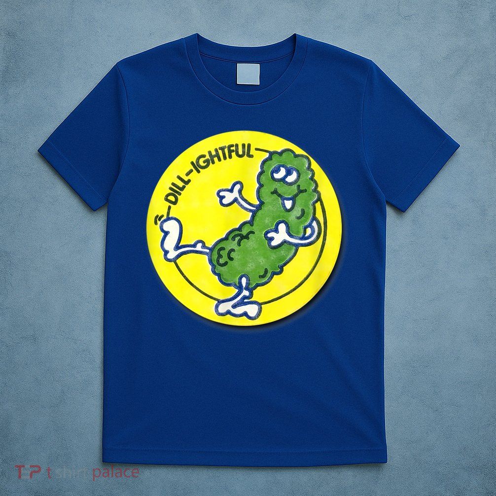 Vintage Scratch And Sniff Sticker Dill Pickle, DillLightful T-Shirt