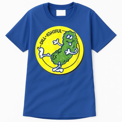 Vintage Scratch And Sniff Sticker Dill Pickle, DillLightful Tall T-Shirt