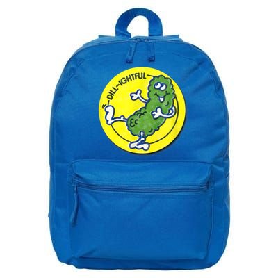 Vintage Scratch And Sniff Sticker Dill Pickle, DillLightful 16 in Basic Backpack