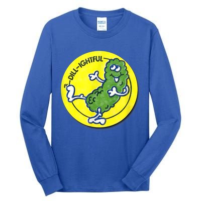 Vintage Scratch And Sniff Sticker Dill Pickle, DillLightful Tall Long Sleeve T-Shirt