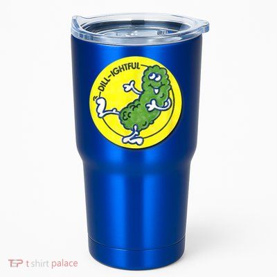 Vintage Scratch And Sniff Sticker Dill Pickle, DillLightful Tumbler