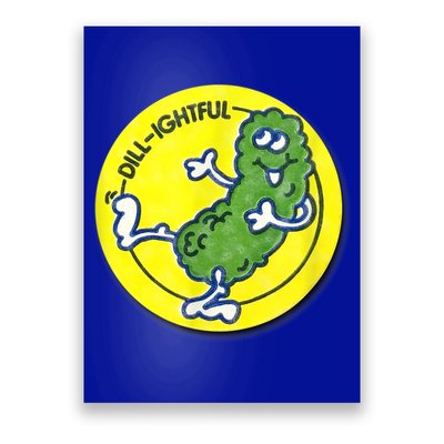 Vintage Scratch And Sniff Sticker Dill Pickle, DillLightful Poster