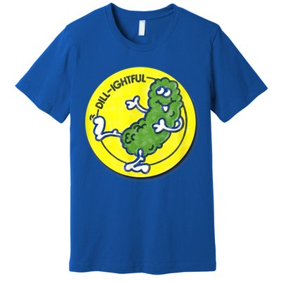 Vintage Scratch And Sniff Sticker Dill Pickle, DillLightful Premium T-Shirt