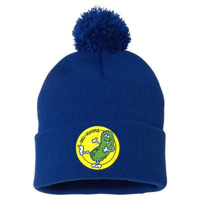 Vintage Scratch And Sniff Sticker Dill Pickle, DillLightful Pom Pom 12in Knit Beanie