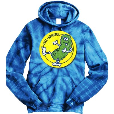 Vintage Scratch And Sniff Sticker Dill Pickle, DillLightful Tie Dye Hoodie