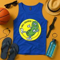 Vintage Scratch And Sniff Sticker Dill Pickle, DillLightful Tank Top