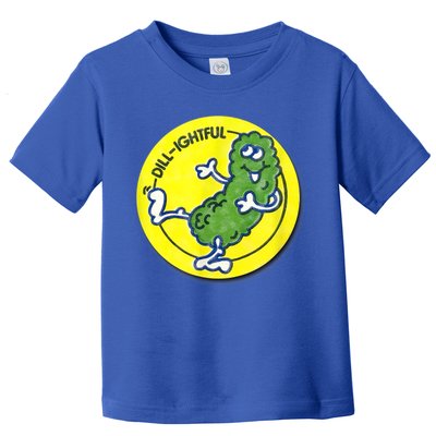 Vintage Scratch And Sniff Sticker Dill Pickle, DillLightful Toddler T-Shirt