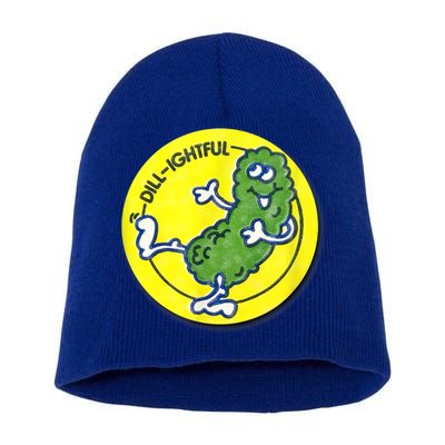 Vintage Scratch And Sniff Sticker Dill Pickle, DillLightful Short Acrylic Beanie