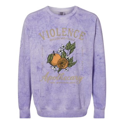 Violet Sorrengail Apothecary Rebecca Basgiath War Colorblast Crewneck Sweatshirt