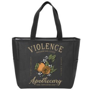 Violet Sorrengail Apothecary Rebecca Basgiath War Zip Tote Bag