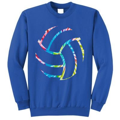 Volleyball Stuff Attire Tie Dye Gift For A Teen Player Gift Sweatshirt