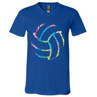 Volleyball Stuff Attire Tie Dye Gift For A Teen Player Gift V-Neck T-Shirt