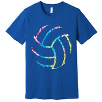 Volleyball Stuff Attire Tie Dye Gift For A Teen Player Gift Premium T-Shirt