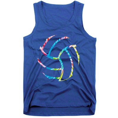 Volleyball Stuff Attire Tie Dye Gift For A Teen Player Gift Tank Top