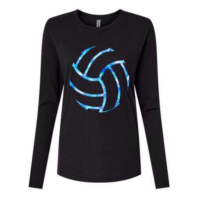 Volleyball Stuff Attire Tie Dye Gift For A Teen Player Gift Womens Cotton Relaxed Long Sleeve T-Shirt