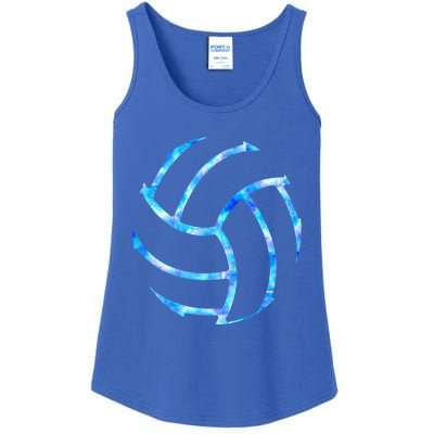 Volleyball Stuff Attire Tie Dye Gift For A Teen Player Gift Ladies Essential Tank