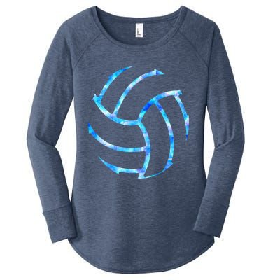 Volleyball Stuff Attire Tie Dye Gift For A Teen Player Gift Women's Perfect Tri Tunic Long Sleeve Shirt