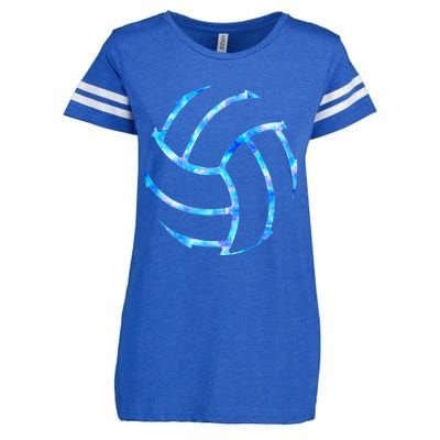 Volleyball Stuff Attire Tie Dye Gift For A Teen Player Gift Enza Ladies Jersey Football T-Shirt