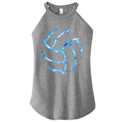 Volleyball Stuff Attire Tie Dye Gift For A Teen Player Gift Women's Perfect Tri Rocker Tank