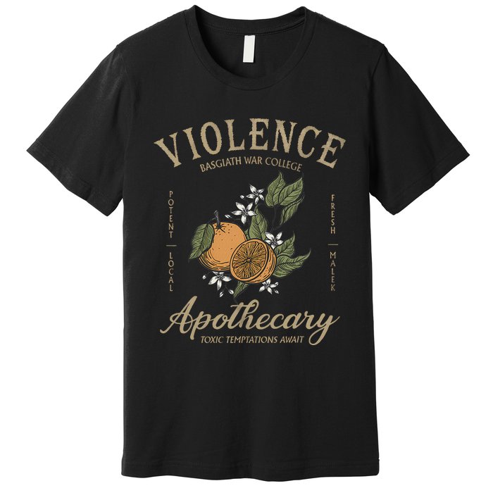 Violet Sorrengail Apothecary Rebecca Basgiath War College Premium T-Shirt