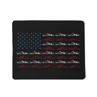 Vintage Submarine American Flag 4th Of July Mousepad