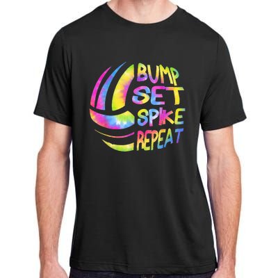 Volleyball Stuff Attire Tie Dye Gift For A Teen Girl Player Adult ChromaSoft Performance T-Shirt