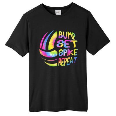 Volleyball Stuff Attire Tie Dye Gift For A Teen Girl Player Tall Fusion ChromaSoft Performance T-Shirt