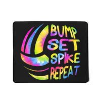 Volleyball Stuff Attire Tie Dye Gift For A Teen Girl Player Mousepad