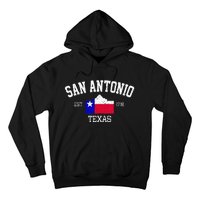 Vintage San Antonio The Alamo Texas Flag Hoodie