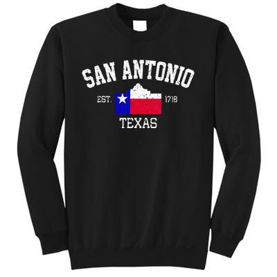 Vintage San Antonio The Alamo Texas Flag Sweatshirt