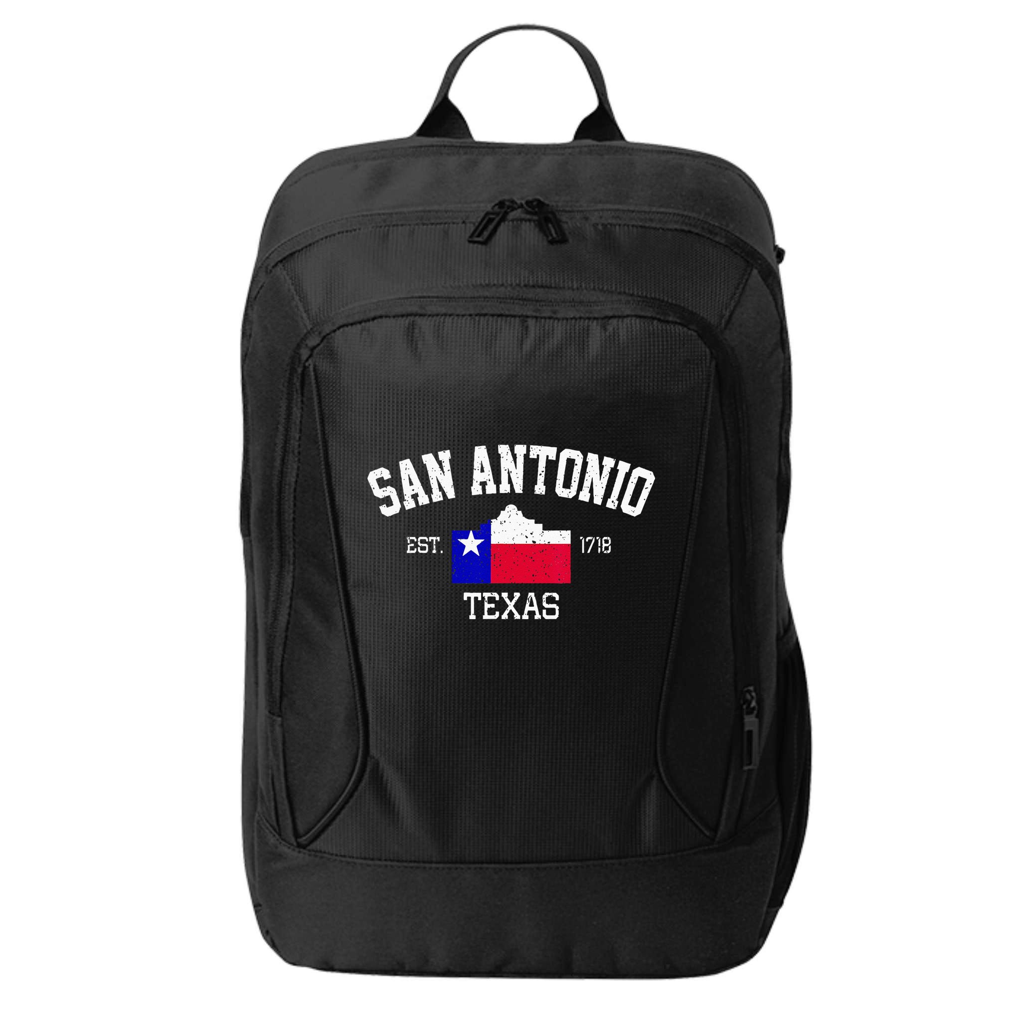 Vintage San Antonio The Alamo Texas Flag City Backpack