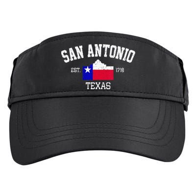 Vintage San Antonio The Alamo Texas Flag Adult Drive Performance Visor