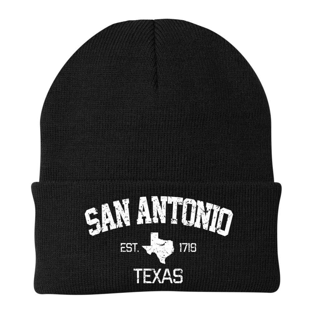 Vintage San Antonio Texas Est 1718 Souvenir Gift Cool Gift Beanie